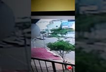 CONFIRA: Vídeo mostra momento em que motociclista bate em viatura da PM e morre