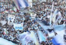 Uefa pune Lazio por comportamento racista de seus torcedores