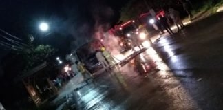 Ônibus do transporte coletivo de Porto Velho é incendiado