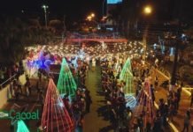 Natal de luz abriu as festividades natalinas em Cacoal