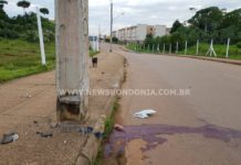 Jovem morre após bater em poste de iluminação na Capital