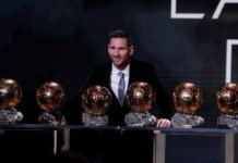Messi conquista Bola de Ouro pela sexta vez