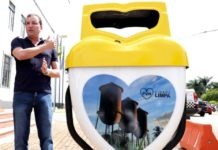 Prefeito Hildon Chaves acompanha implantação de 500 novas lixeiras nas avenidas da capital