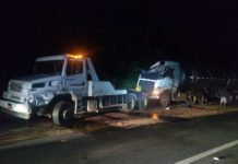 Engavetamento envolvendo 4 veículos na BR-364, entre Ouro Preto e Ji-Paraná, deixa dois feridos