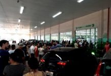 Com medo de surto população se expõe ao risco em supermercados da capital