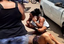Mulher fica lesionada após condutora de Corolla avançar preferencial