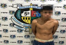 Adolescente é detido após vítima de assalto rastrear celular em Porto Velho