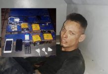 ‘Soldado do tráfico’ é preso por policiais penais quando jogava droga e celulares em presídio