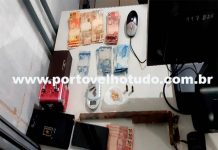 Casal é flagrado com drogas e objetos furtados de residência em ação da Força Tática