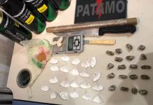 PM prende dois jovens vendendo drogas na zona leste