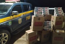 Em Porto Velho/RO, PRF apreende 5 mil maços de cigarro contrabandeados