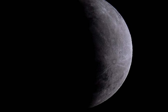 Eclipse parcial da lua
