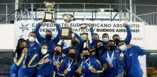 Seleção feminina de polo aquático confirma título no Sul-Americano