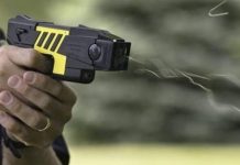 FURIOSO: Equipe da PM é atacada por marido agressor e tem que usar pistola de choque