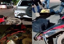 Motoboy de delivery bate em carro parado e fica em estado grave