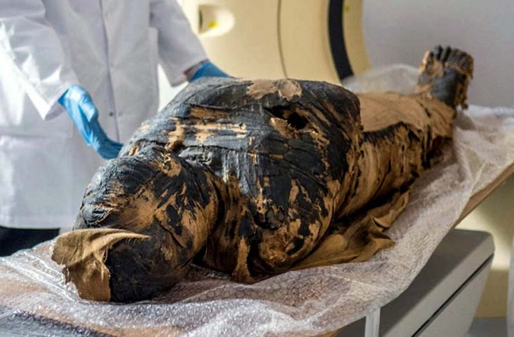 Pela primeira vez, pesquisadores descobrem múmia egípcia grávida