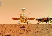 China publica imagens em cores da superfície de Marte