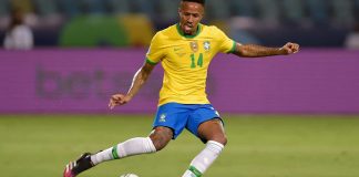 Éder Militão comemora primeiro gol pela seleção brasileira: ‘Sonho de criança’