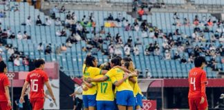 Seleção feminina goleia China na estreia do Brasil na Olímpiada