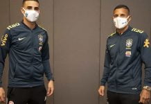 Em treino, Tite indica Guilherme Arana titular da seleção contra Venezuela