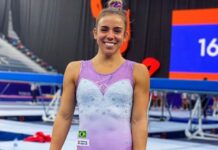 Camilla Gomes avança à semifinal do Mundial de Ginástica de Trampolim