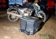 Entregador de pizza sofre grave acidente na zona Leste