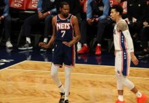 Com show de Kevin Durant, Nets dominam e derrotam 76ers; Suns atropelam Wizards