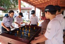 Prefeitura de Porto Velho leva atividades recreativas às crianças do projeto social da Base Aérea