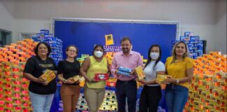 Prefeito Hildon Chaves repassa quinze mil caixas de chocolates para a Páscoa Solidária