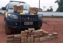 PRF prende dupla em carro com 100 quilos de maconha durante abordagem