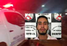 Ladrão é preso após roubar carro e pneu estourar durante a fuga