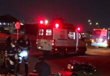 Motociclista morre atropelado por ônibus na capital
