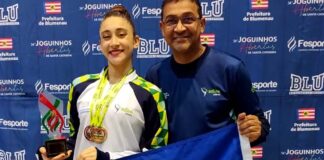 Anita Jolly chega a final de trios em Panamericano de Ginástica Aeróbica na Colômbia