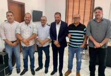 Prefeito de Porto Velho recebe Clubes da Capital e o presidente da FFER Heitor Costa