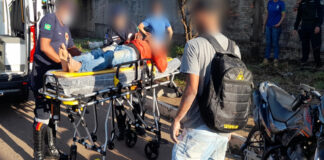 Motorista causa acidente com moto na Av. Imigrantes em Porto Velho