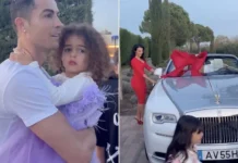 Cristiano Ronaldo é surpreendido e ganha presente milionário de esposa