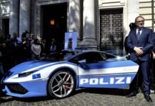 Polícia da Itália atravessa país de Lamborghini para entregar dois rins