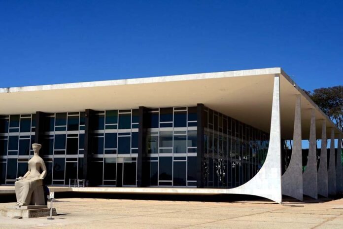 Fachada do edifício sede do Supremo Tribunal Federal - STF