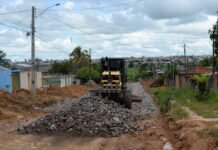 Ji-Paraná: Prefeitura segue com obras de pavimentação de ruas
