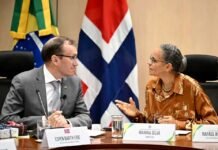 Ministro norueguês diz que Brasil voltou a ser liderança ambiental