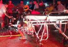 Motoboy fica gravemente ferido após carro invade preferencial