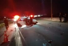 Homem morre após roubar carro e na fuga capotar na BR-364