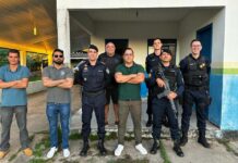 Secretário da Sesdec visita unidades de segurança pública localizadas em pequenos distritos de Rondônia