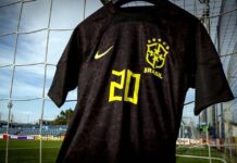 Brasil jogará de preto, pela 1ª vez na história, em duelo contra Guiné