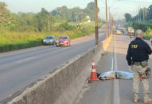 Mais uma vítima de atropelamento na BR-364 em Porto Velho