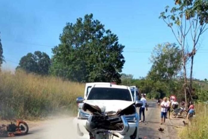 Motociclista morre em colisão frontal com caminhonete na RO-383