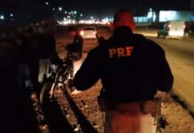 Idoso é atropelado por motociclista enquanto atravessava faixa de pedestre