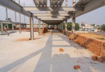 Construção da nova rodoviária vai completar 100 dias com o cronograma adiantado