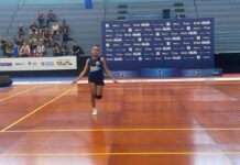 Ginasta do Programa Talentos do Futuro participa de campeonato brasileiro em Florianópolis