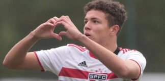 São Paulo renova com Henry, joia de 16 anos e 1,92m; multa é de R$ 317 mi